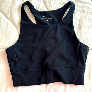 Black Wilo Sports Bra size M